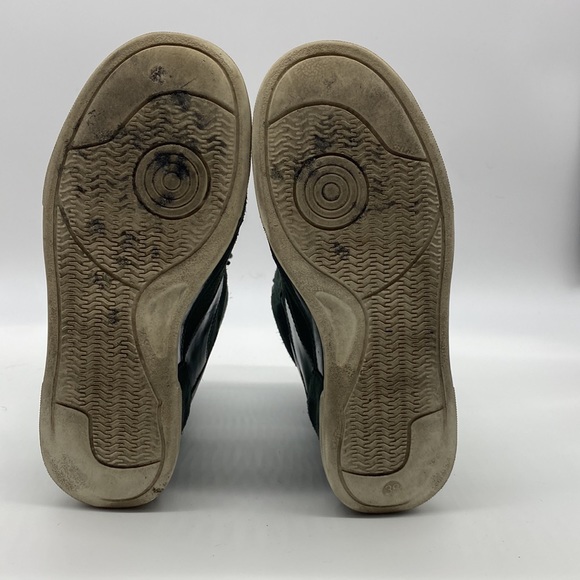 MARC BY MARC JACOBS DARK GREEN HIGHTOP SNEAKERS SZ 38 - Picture 4 of 5